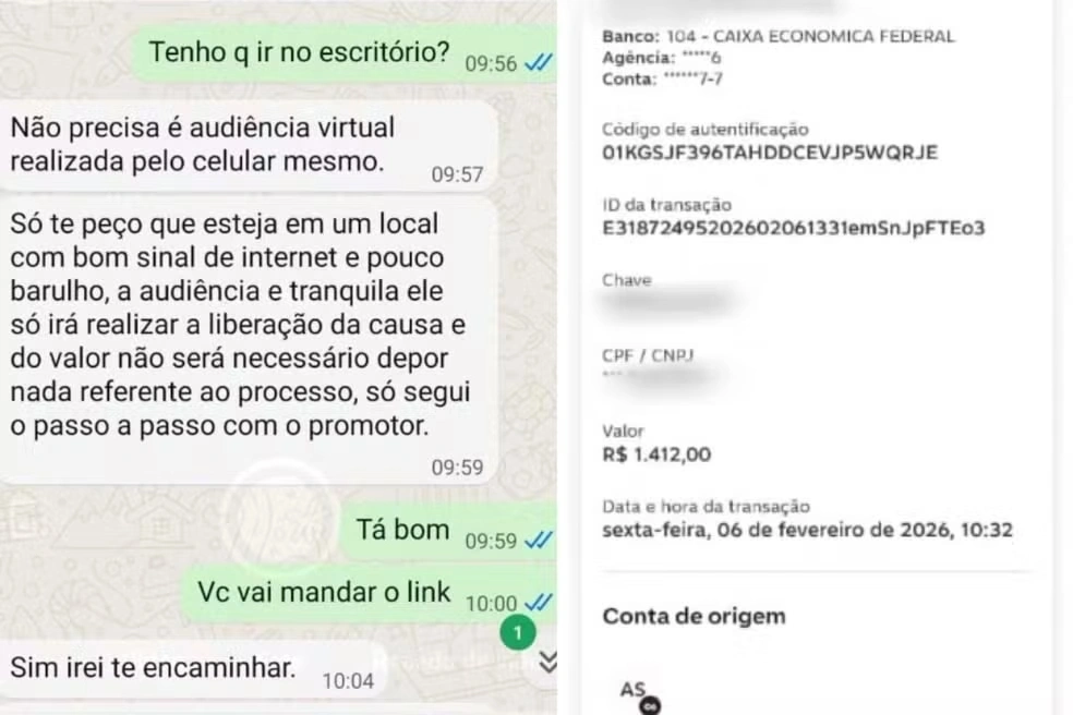 Criminosos fingem ser advogado, juiz e promotor e simulam audiência virtual para dar golpe em comerciante do PR