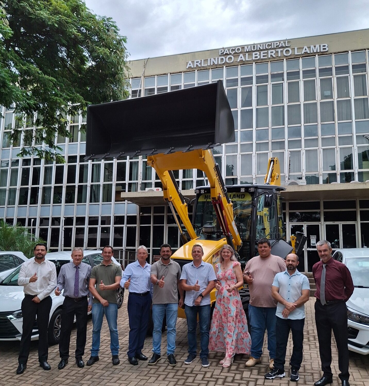 Município recebe mais uma máquina