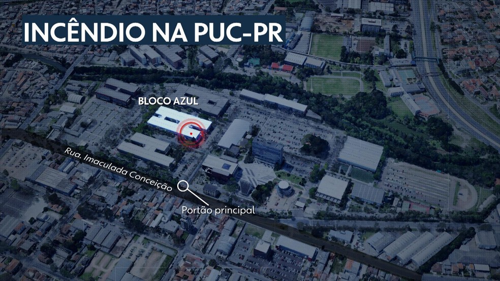 Teatro fica no Bloco Azul da universidade — Foto: Arte/RPC