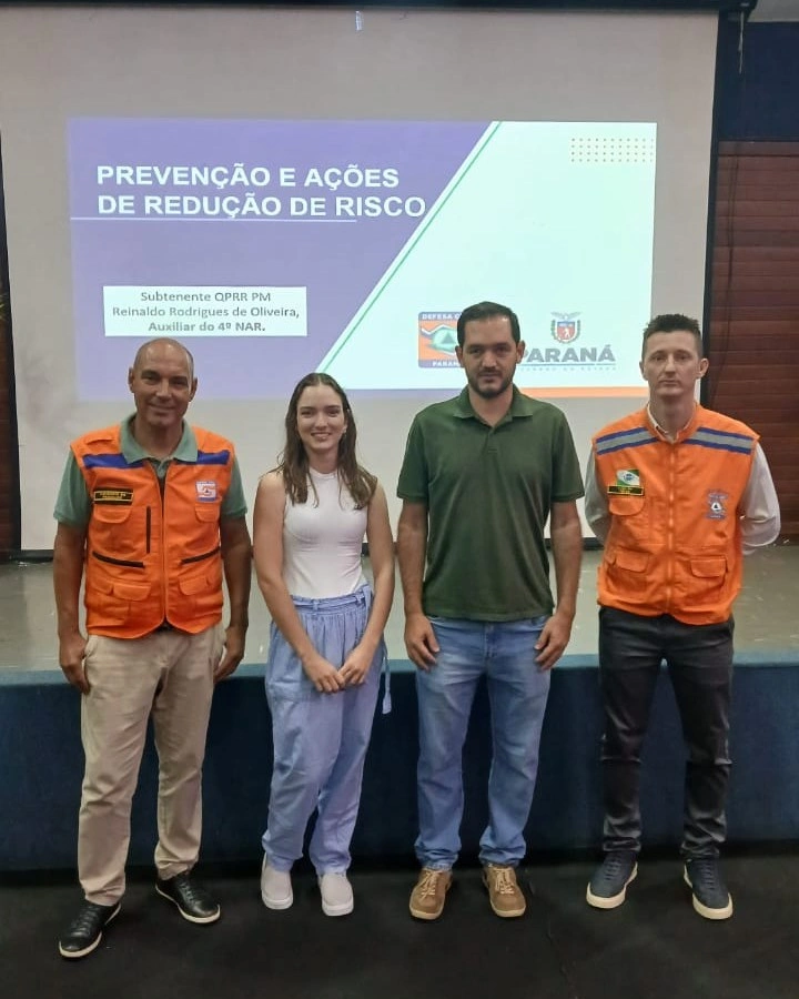 Representantes da Defesa Civil de Marechal Cândido Rondon participam de capacitação