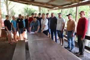 Assinada ordem de serviço para pavimentação asfáltica na Linha Sanga do Mico