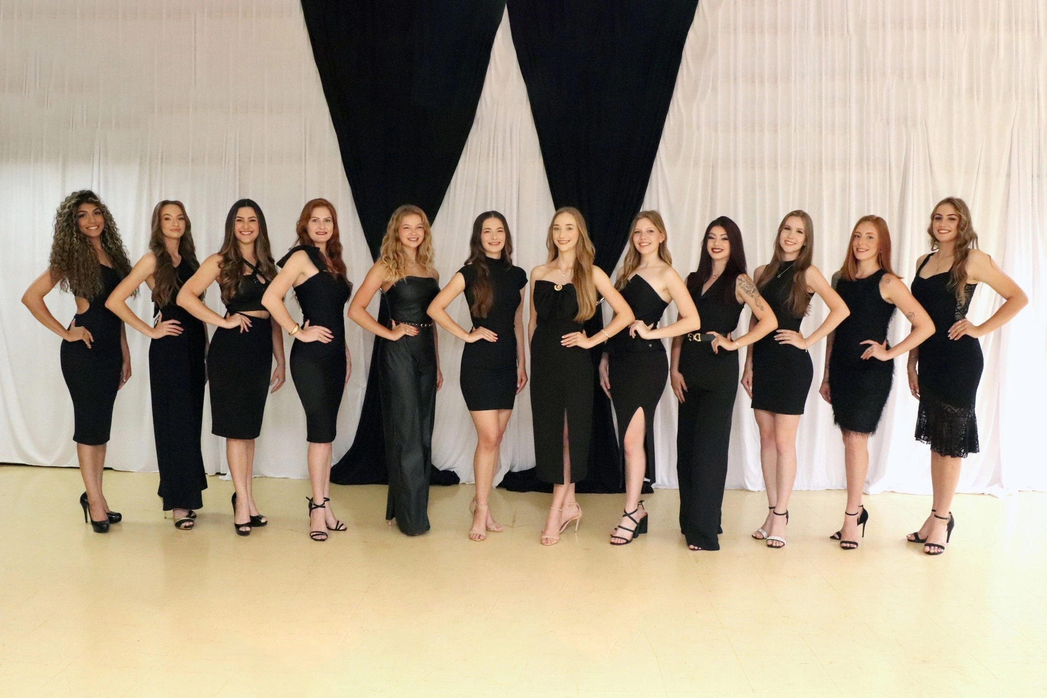 Definidas as 12 candidatas do Miss Rondon 2026