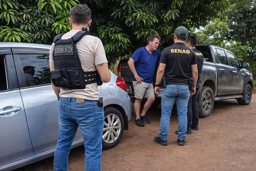 Vídeo: Condenado por matar policial federal é capturado em Salto Del Guairá após anos foragido