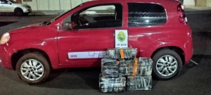 Polícia Militar intercepta veículo com 82 kg de maconha após perseguição em Toledo