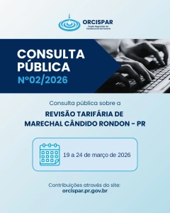 Aberta consulta pública para tratar da revisão tarifária dos serviços de água e esgoto em Marechal Cândido Rondon