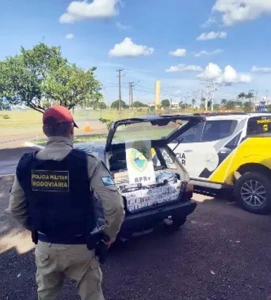 PRE apreende contrabando de cigarros em Assis Chateaubriand