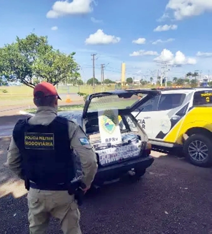 PRE apreende contrabando de cigarros em Assis Chateaubriand