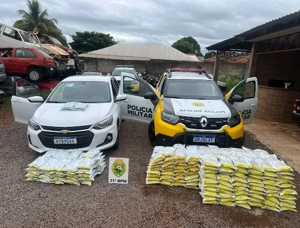 PM faz apreensão de agrotóxicos em Terra Roxa