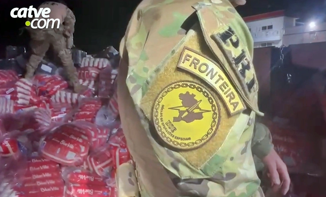 Carga milionária de cocaína e haxixe é apreendida na BR-369