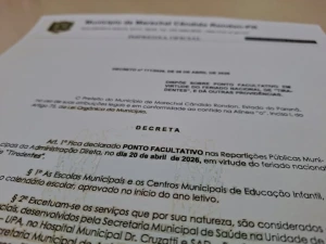 Prefeitura rondonense não terá atendimento na segunda-feira em virtude do feriado de Tiradentes