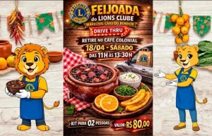Lions Clube promove feijoada solidária neste sábado em Marechal Rondon