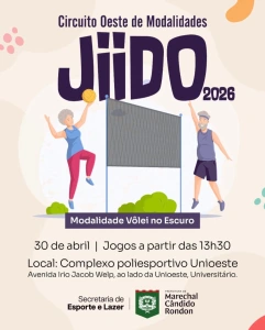 Marechal Rondon recebe Circuito JIIDO 2026 nesta quinta-feira