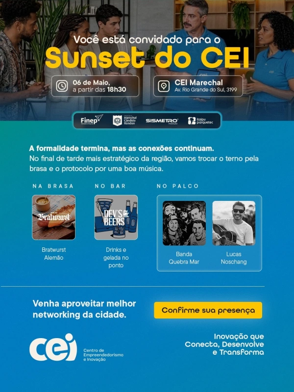 CEI em Marechal Cândido Rondon promete impulsionar inovação e empreendedorismo na região