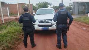 Caminhonete é furtada à luz do dia em Guaíra e recuperada em Mundo Novo