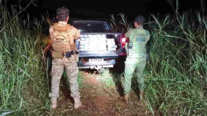 Mais de 420 kg de maconha são apreendidos em porto clandestino em Santa Helena