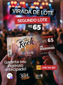 Rock und Bier será neste sábado no Centro de Eventos de Marechal Rondon
