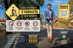 Prefeitura rondonense promove campanha de orientação sobre o uso de veículos autopropelidos de transporte individual