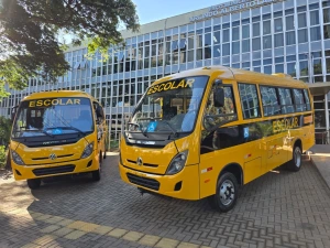 Dois ônibus do Programa Caminho da Escola chegam a Marechal Cândido Rondon