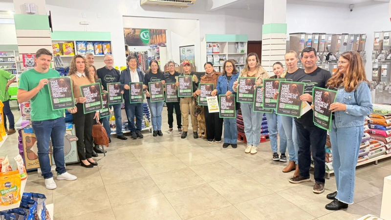 Campanha contra maus-tratos aos animais é lançada em Marechal Rondon
