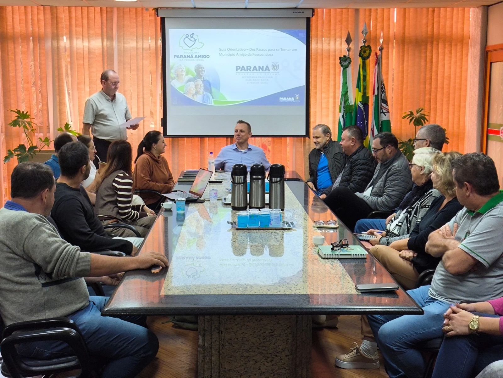 Apresentado o Programa Paraná Amigo da Pessoa Idosa na prefeitura de Marechal Rondon