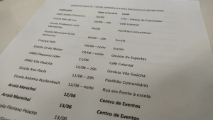 Secretaria de Educação rondonense divulga cronograma de festas juninas/julinas das escolas municipais.