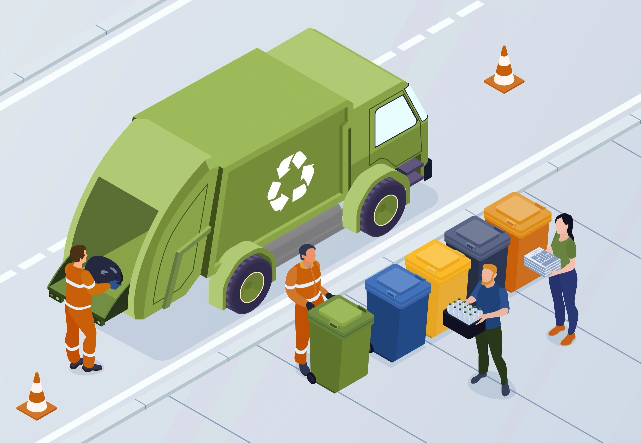 Recolha de lixo orgânico e de materiais recicláveis ocorrerá normalmente no feriado de Corpus Christi
