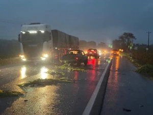 Acidente é registrado na BR-163 em Mercedes