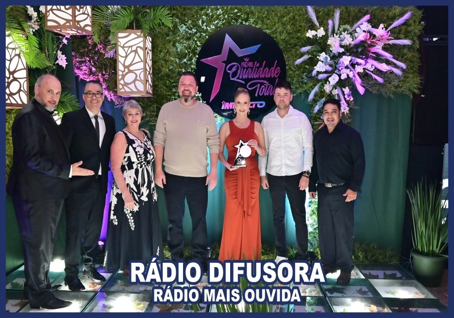 Rádio Difusora ganha 7 prêmios Qualidade Total pela Impacto Pesquisas