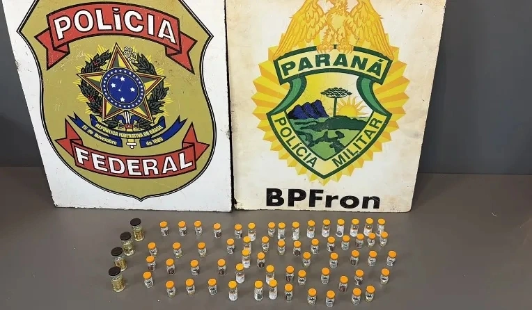 PF e BPFron apreendem entorpecentes e produtos emagrecedores