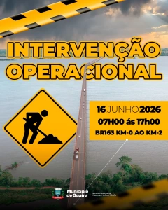 Município de Guaíra alerta motoristas sobre intervenção operacional em trecho de ligação com Mato Grosso do Sul