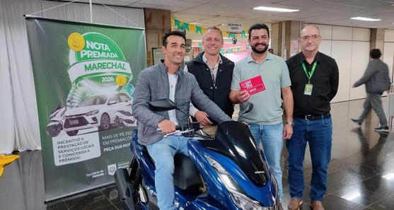 Entregues os prêmios da primeira etapa da campanha Nota Premiada Marechal 2026