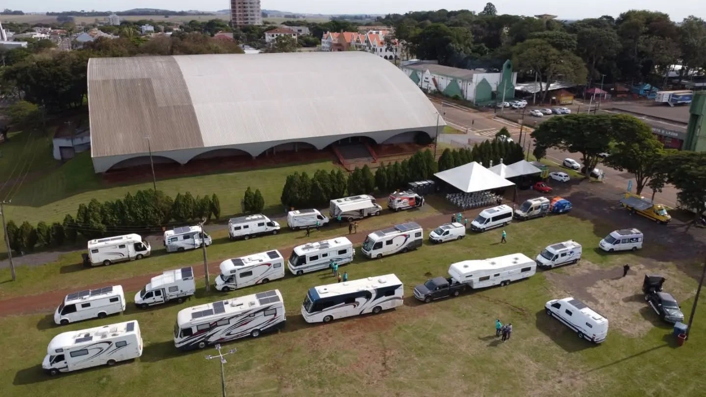 Marechal Cândido Rondon recebe caravana de motorhomes nesta quinta-feira
