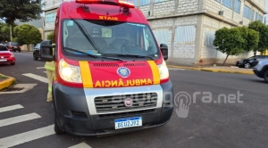 Ciclista de 31 anos fica ferida em colisão com automóvel no centro de Marechal Rondon