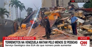 Duplo terremoto na Venezuela deixa 32 mortos e 700 feridos, diz governo