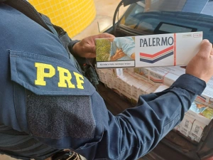 PRF prende homem e carga de cigarros durante jogo da seleção brasileira