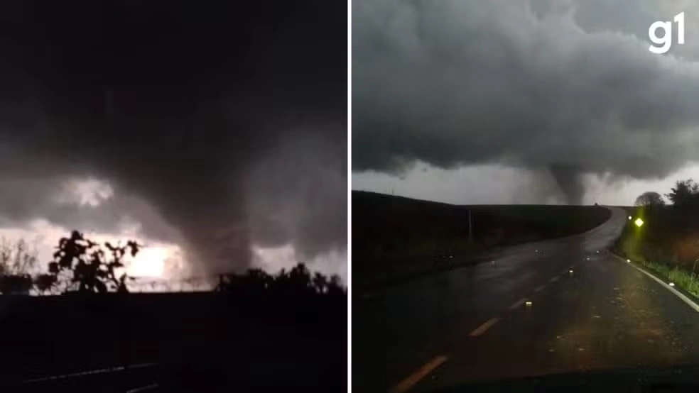 VÍDEO: Tornado deixa sete feridos no Rio Grande do Sul
