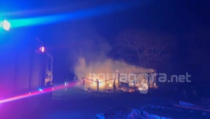 Incêndio criminoso destrói curral e deixa animais mortos em propriedade no interior de Marechal Rondon