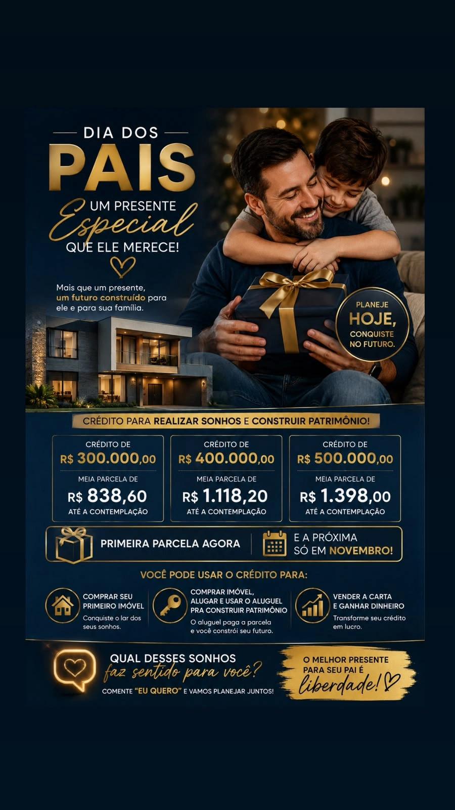 Neste Dia dos Pais, o maior presente pode ser um futuro mais seguro para toda a família