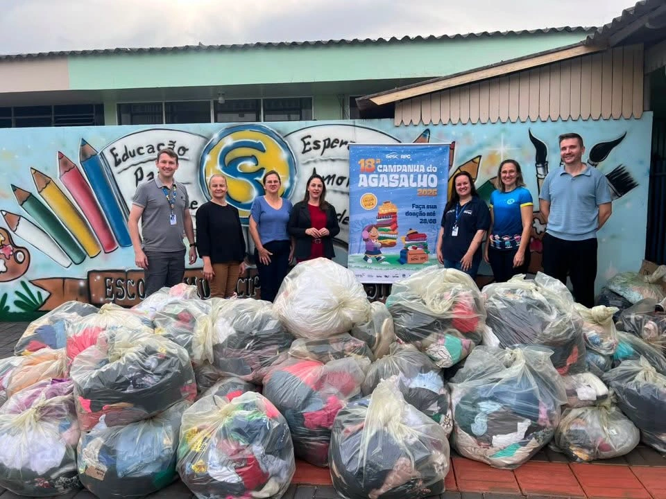 Campanha do Agasalho beneficia alunos e famílias de escolas municipais de Marechal Cândido Rondon