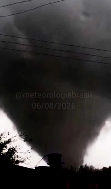 Tornado é registrado no interior de Pedro Osório; veja vídeo