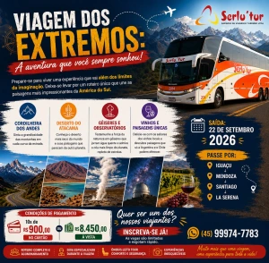 VIAGEM DOS EXTREMOS: O AVENTURA QUE VOCÊ SEMPRE SONHOU! 