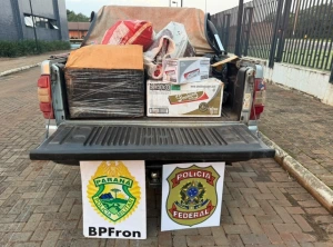 Apreensão de cigarros eletrônicos e eletrônicos avaliada em R$ 900 mil é realizada por PF e BPFRON em Marechal Rondon