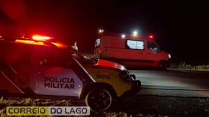 Homem é encontrado coberto de sangue às margens da PR-317 em Santa Helena