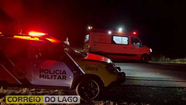 Homem é encontrado coberto de sangue às margens da PR-317 em Santa Helena