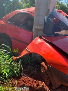 Gravíssimo acidente em Itaipulândia termina com morte de morador de Guaraniaçu
