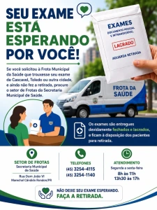 Saúde rondonense orienta pacientes a retirarem exames que aguardam no setor da Frota Saúde