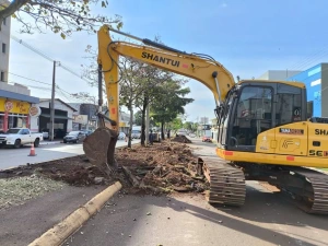 Iniciada remodelação de trecho da avenida Rio Grande do Sul