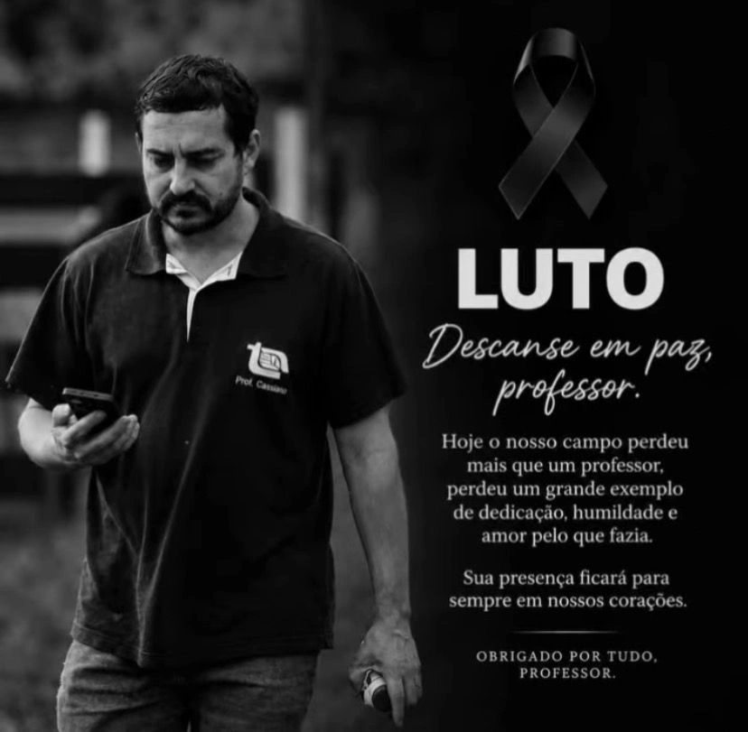 Professor Cassiano Rossetto morre após acidente no Colégio Agrícola de Toledo