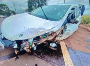 Motorista é preso após acidente na PR 495