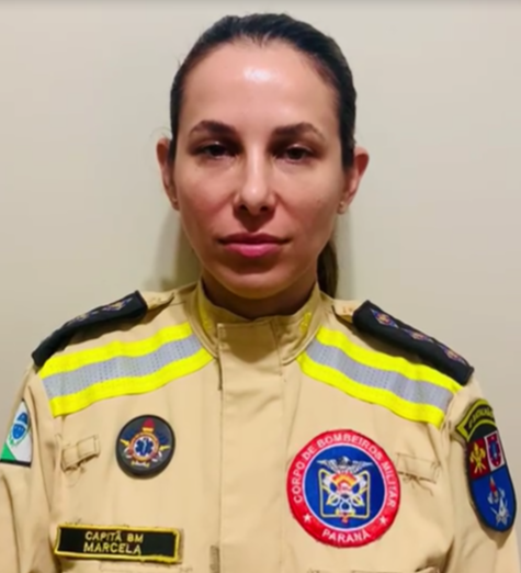 Capitã Marcela vai deixar o comando dos Bombeiros de Marechal Rondon